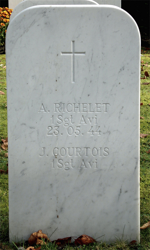 Sgt Jean Eugeine Joseph Alphonso Courtois<br/><br /><br />died May 23rd, 1944